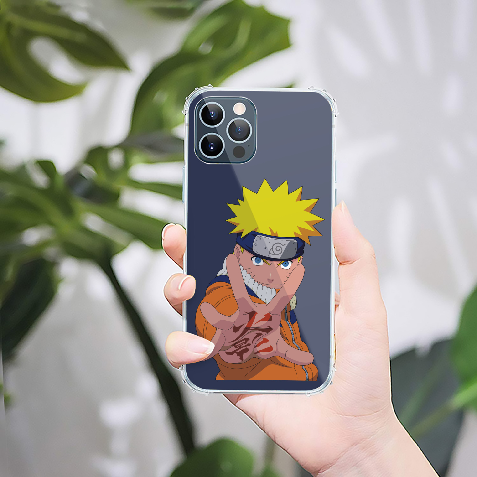 （画像用） NARUTO -ナルト- うずまき ナルト Uzumaki Naruto 【iPhone 12シリーズ対応】透明スマホケース（クリアソフトケース）